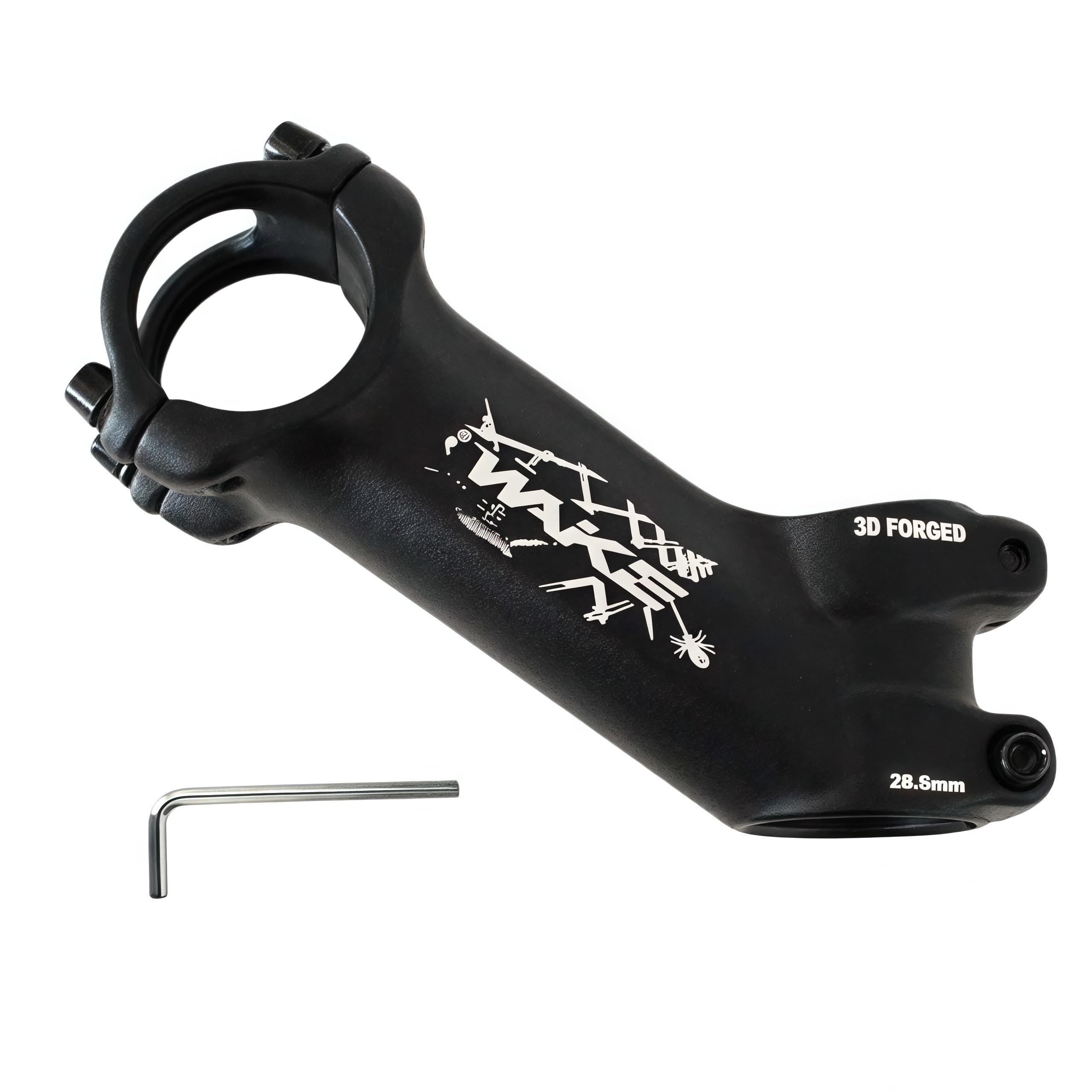 TRKIMAL 31.8 - Potencia de bicicleta de 60 mm/70 mm/80 mm/90 mm/100 mm/110 mm, aleación de aluminio de 35 grados para bicicleta de carretera, bicicleta de montaña, MTB, BMX, ciclismo, bicicleta