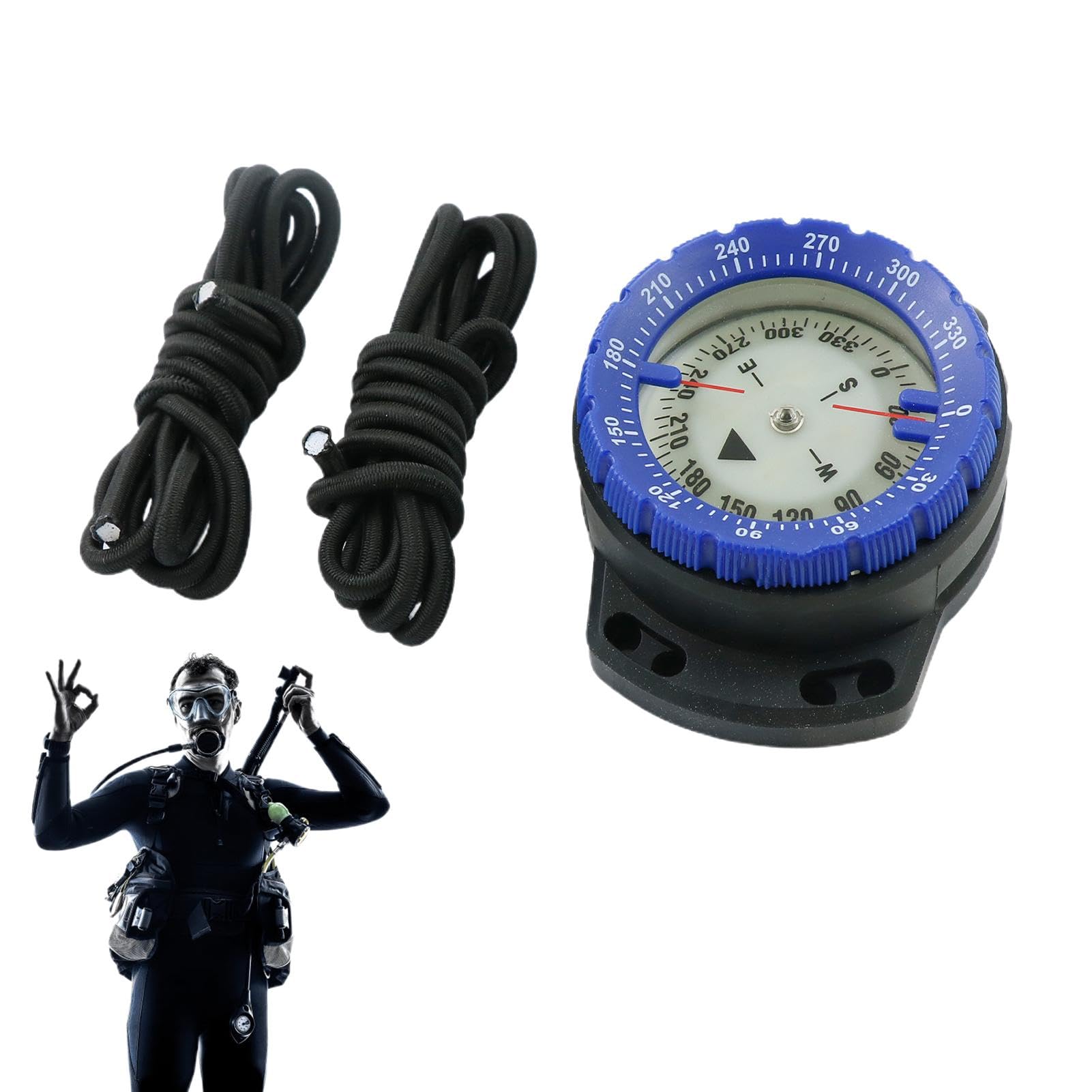 Brújula de buceo | Brújula de buceo | Brújula de navegación de buceo | Brújula de buceo con ventana de visualización lateral, brújula de buceo para navegación, brújula de buceo para buceo