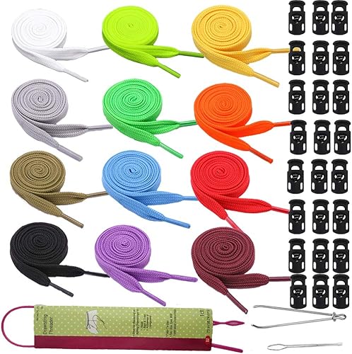Paquete de 51 cordones de repuesto para pantalones deportivos, sudaderas con cordón y cierres de cordón de plástico de 47 pulgadas de largo