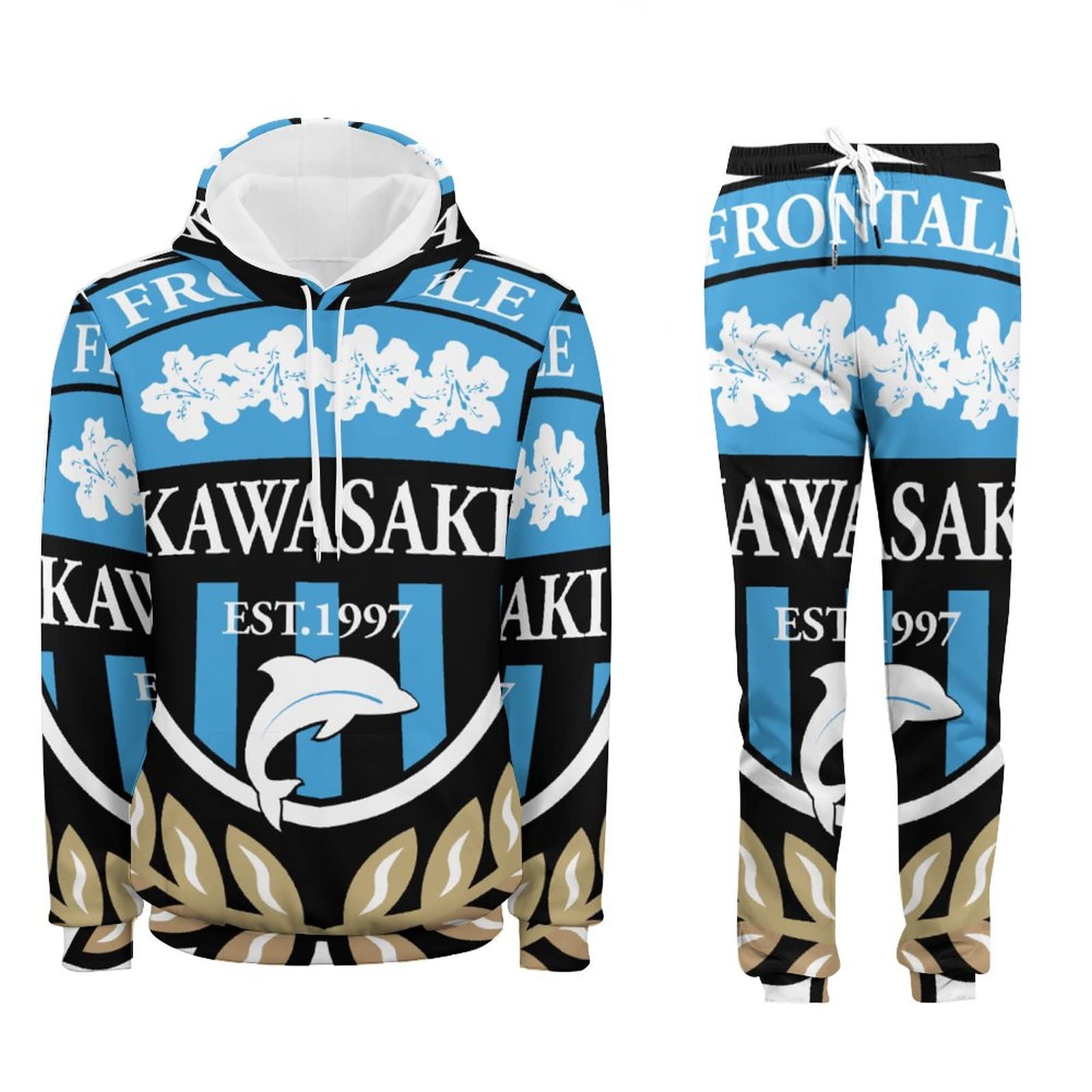 Amazon.co.jp: 川崎フロンターレ パーカー メンズ 上下セット 長袖
