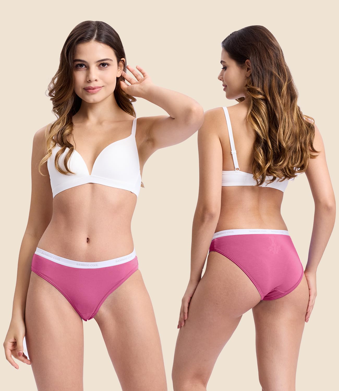 BAMBOO COOL Frauen Bikini 5er Pack