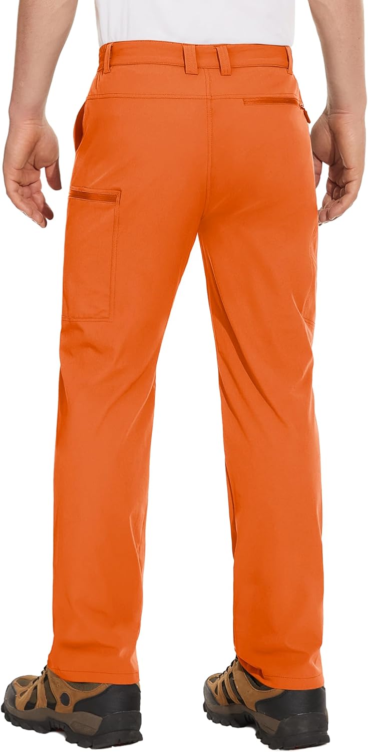 MAGCOMSEN Men's Hiking Pants 6 Pockets,Water Resistant Ripstop Outdoor Pants,Lightweight Quick Dry Fishing Work Pants - Image 2