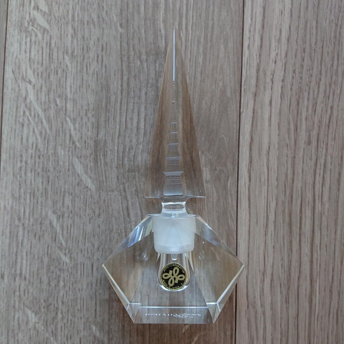 香水瓶 保谷クリスタル 銀座 和光 非売品 香水瓶 昭和 アンティーク