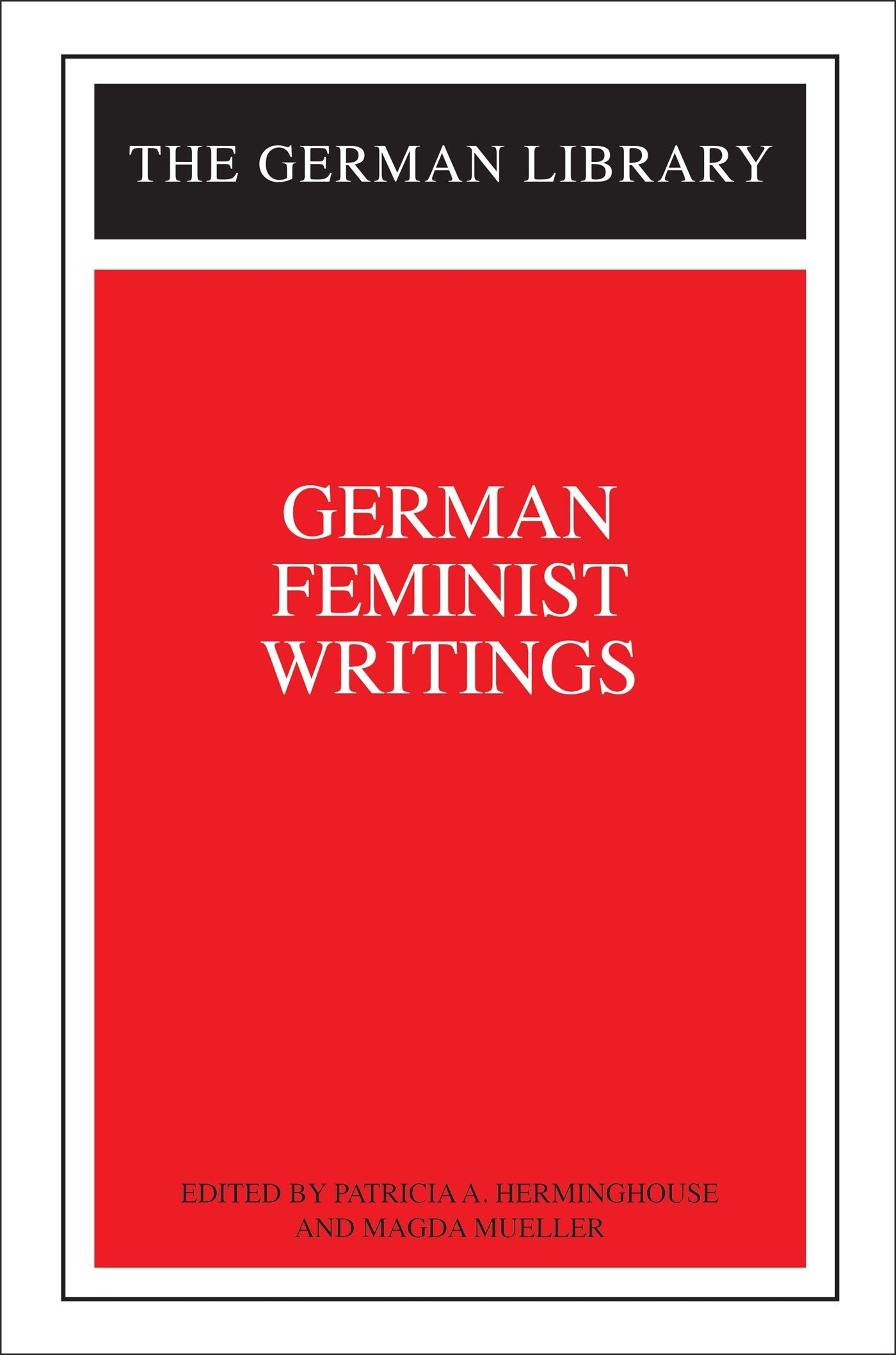 German Feminist Writings (German Library S.).by Herminghouse, Mueller New<|
