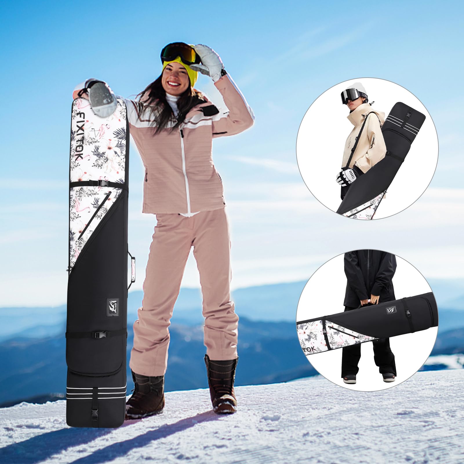 FIXITOK Bolsa de snowboard