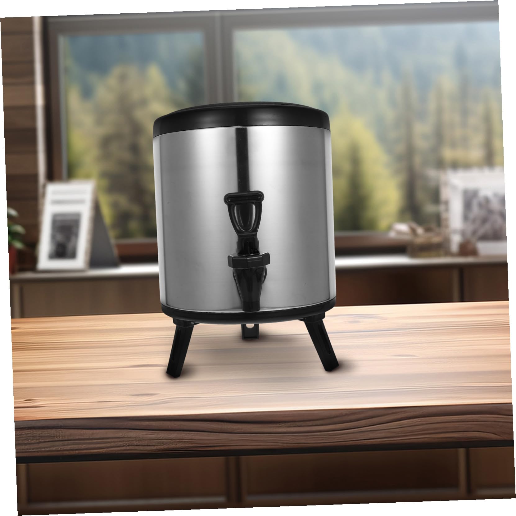Alipis Dispensador de Bebidas de Acero Inoxidable con Aislamiento Doble Capa Termo para Café y Bebidas Frías o Calientes para Catering y Eventos Comerciales