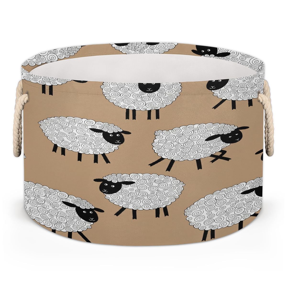 Panier à linge mouton pour ranger la chambre d'enfant et le salon