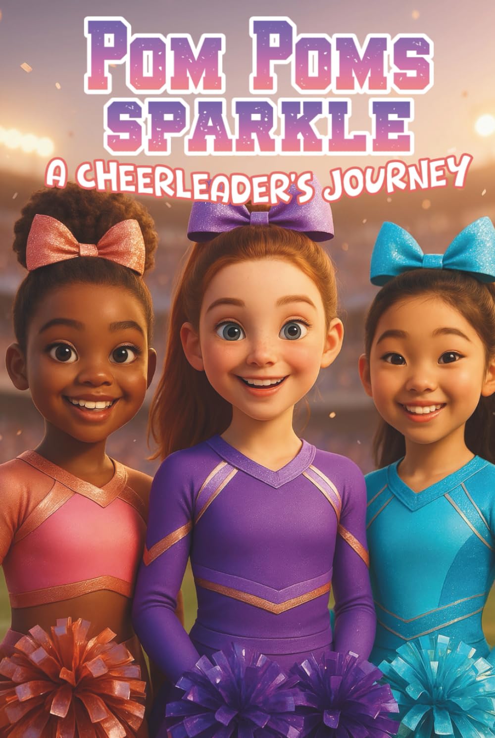 Pom Poms Sparkle - A Cheerleader’s Journey: Empowering Stories for Girls Ages 8–13 About Confidence, Courage, and Team Spirit