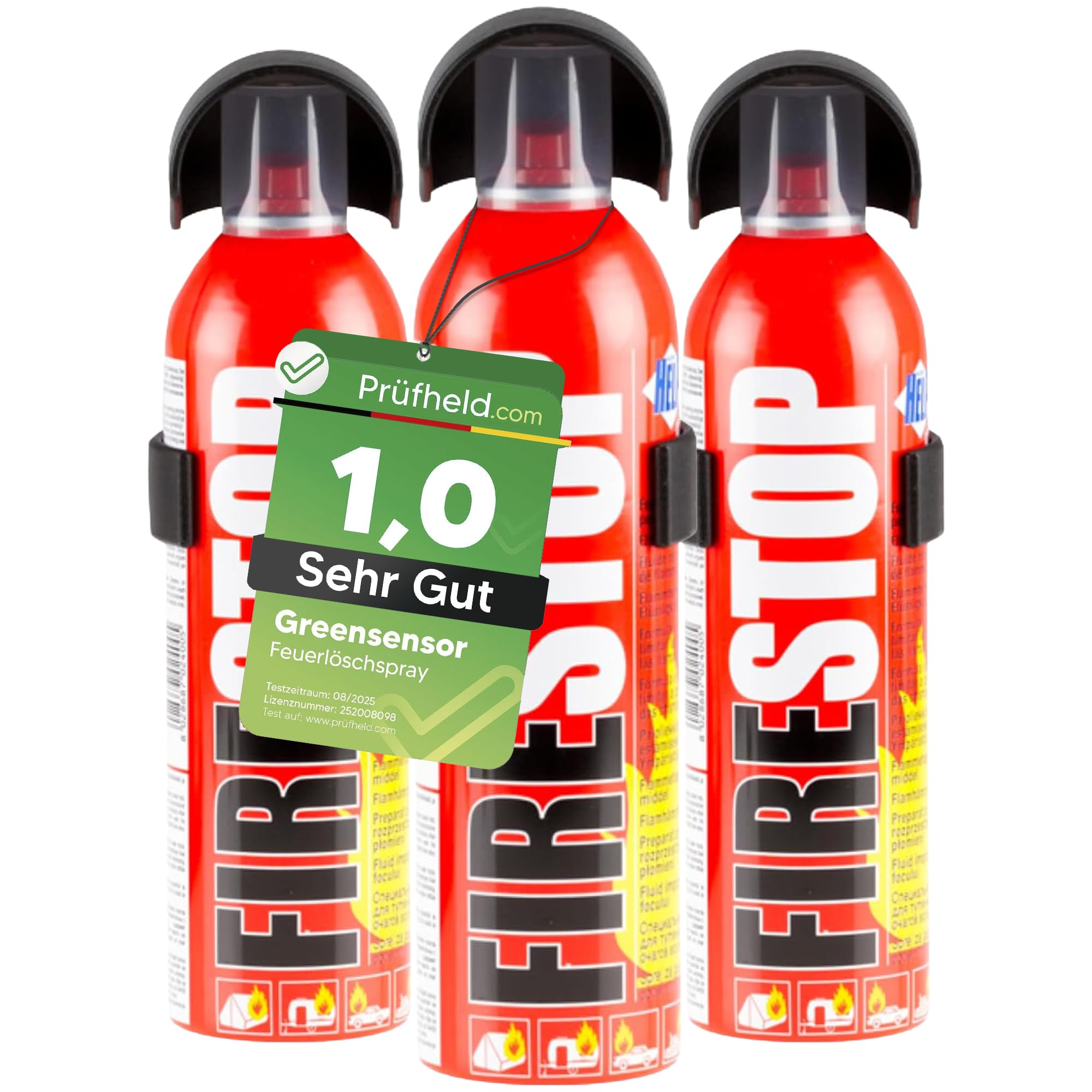 3 aerosoles Greensensor de 400 ml, espuma extintor universal para casa, coche, extintor de espuma, accesorios para pinchazos
