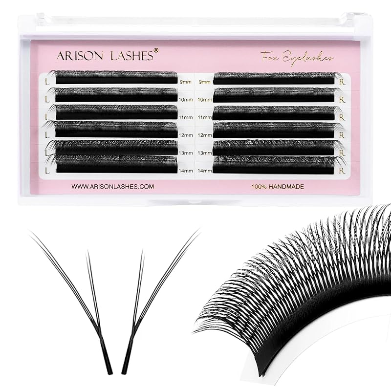 ARISON LASHES Cílios Postiços 3D Fox Y Extension 5D Camellia 0.07 D 11