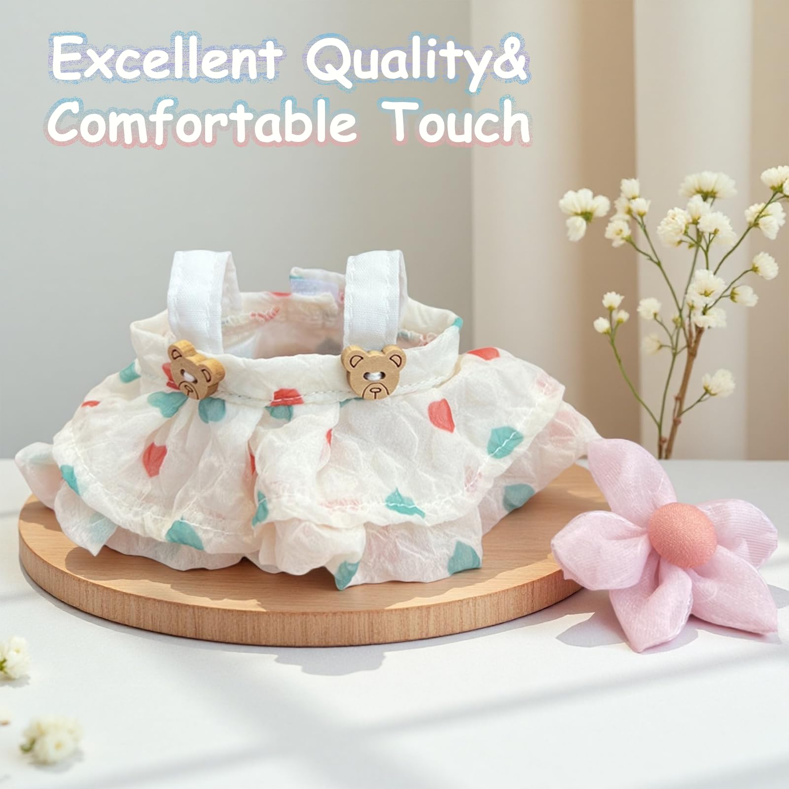 Set Da 3 Pezzi Vestiti per Bambole Da 17 Cm, Adatti per Bambole Labubu