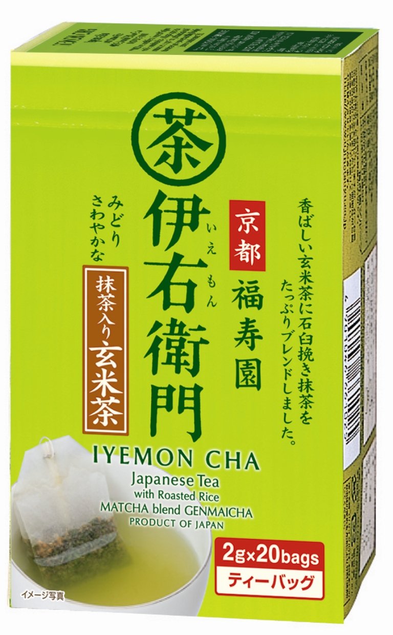 Uji dew ImigiEmon Matcha containing brown rice tea tea bag (2gX20P) X6 pieces