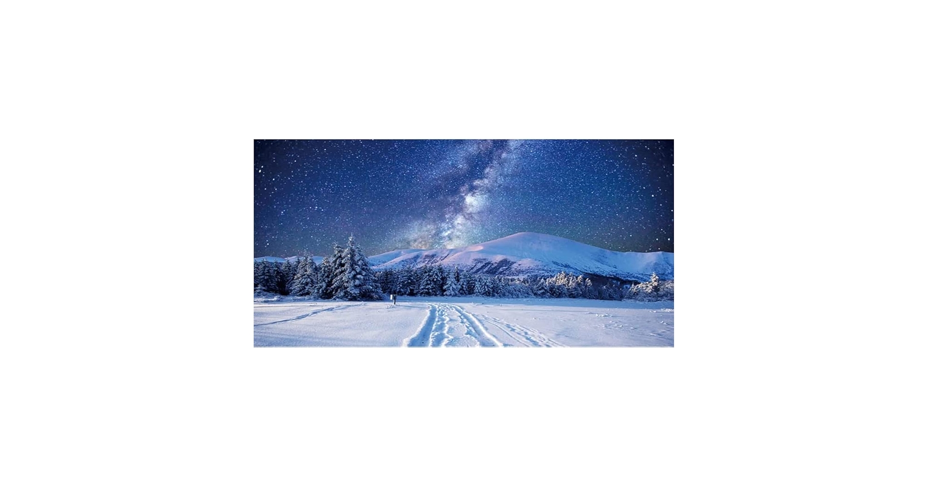 Amazon | Yeele 20x10フィート 冬の雪景色 背景幕 白い雪に覆