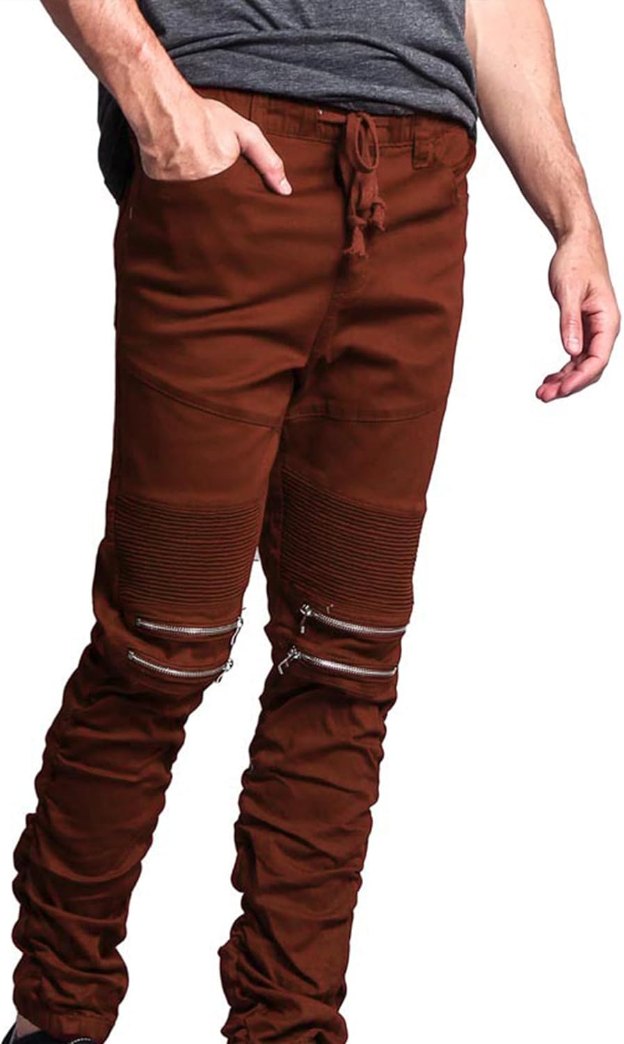 VICTORIOUS Men's Casual Twill Stretch Jogger Pants - Image 4