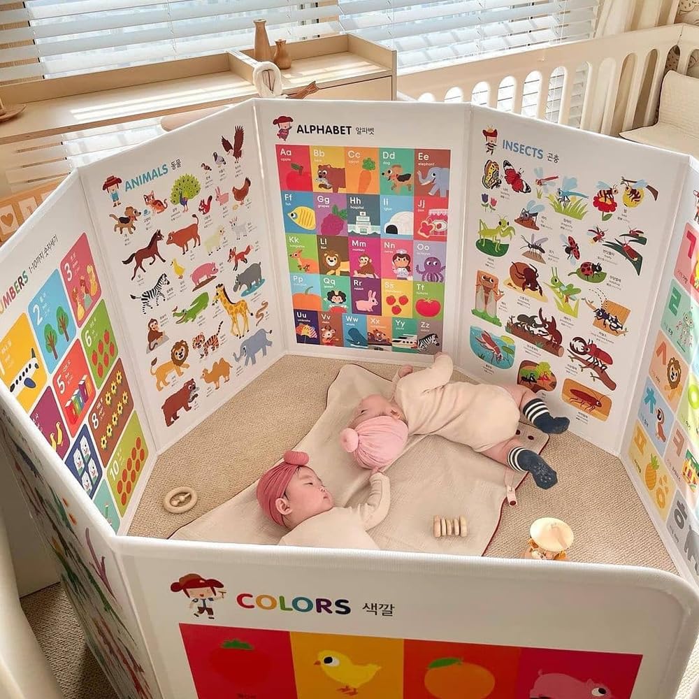 Hattung SayHouse Combo Pack Interactive Learning Set with Magnetic Alphabet, Flashcards, Talking Pen & Foldable Board - Educational Toy for Kids' Early Learning, Spelling, Vocabulary, and More