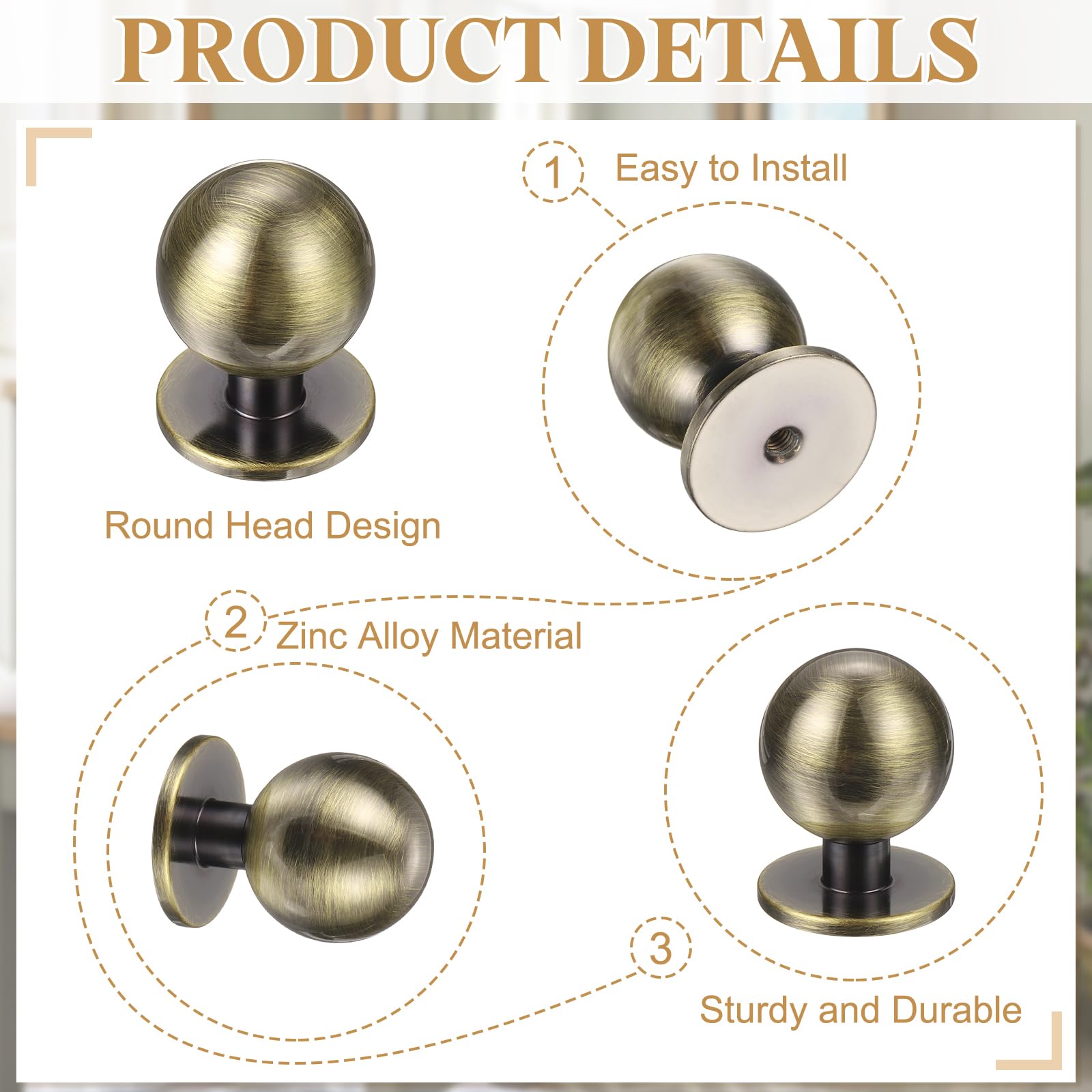 PATIKIL Cabinet Knobs - Image 3
