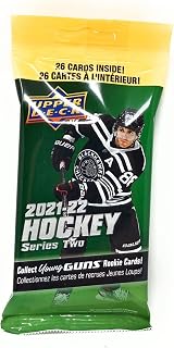 Upper Deck Hockey 2021-22 Series 2 Hockey Card Fat Pack (Contains 26 Hockey Cards)
