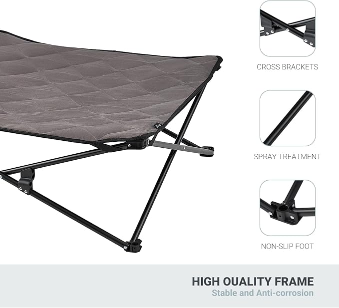 Cama Elevada para Perro Mediano Plegable con Malla Lavable miniatura 5