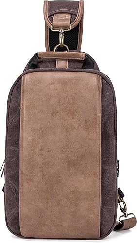 Canvas Messenger Bag Sling Bag Crossbody Shoulder Bag for Men Women Travel Work Satchel Bags