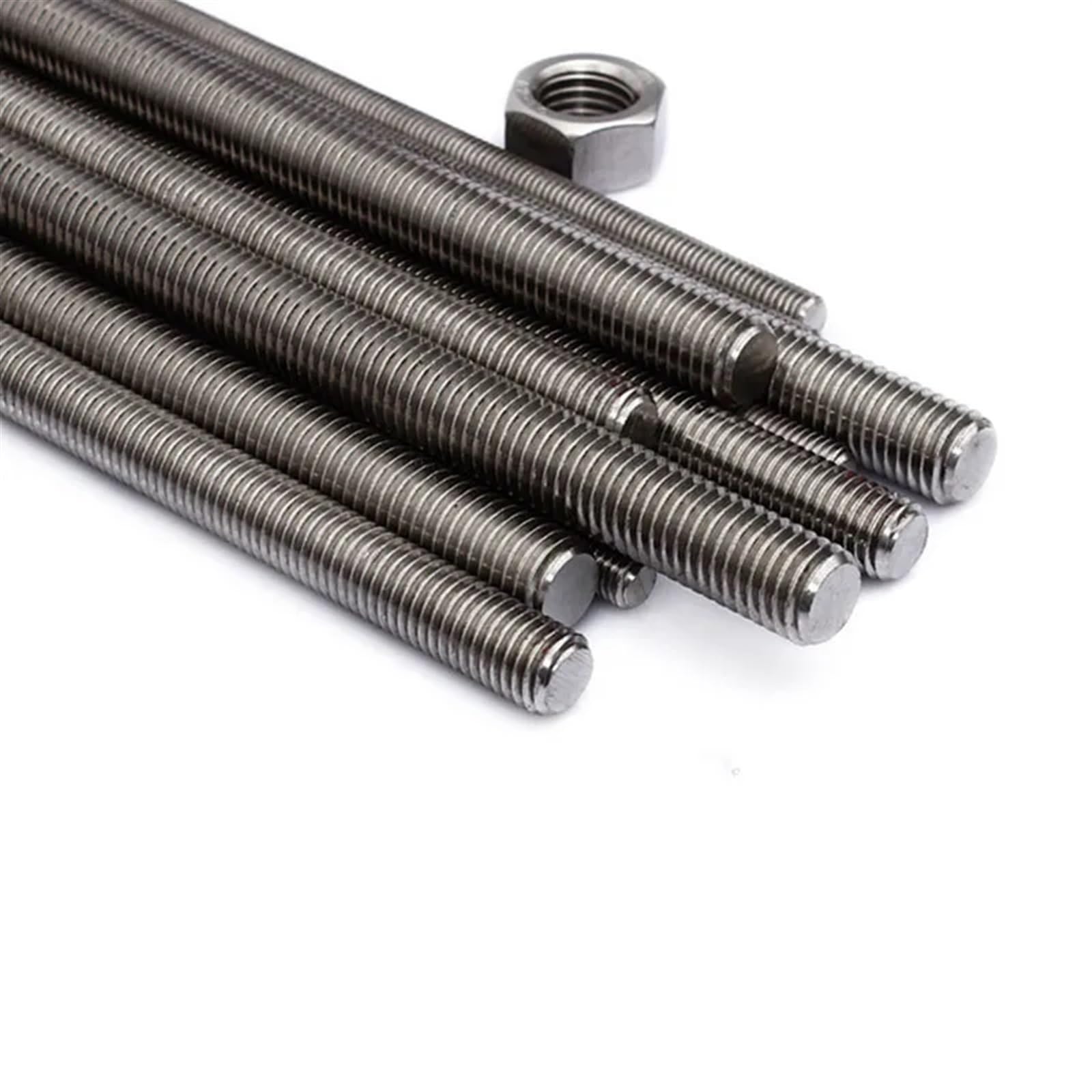 Varilla Roscada Varilla de Rosca Completa de Acero Inoxidable M2-M20 304, Varilla de Tornillo, Rosca de Perno sin Cabeza, Perno roscado Completo para ConstruccióN, Industria(5pcs,M8 x 250)