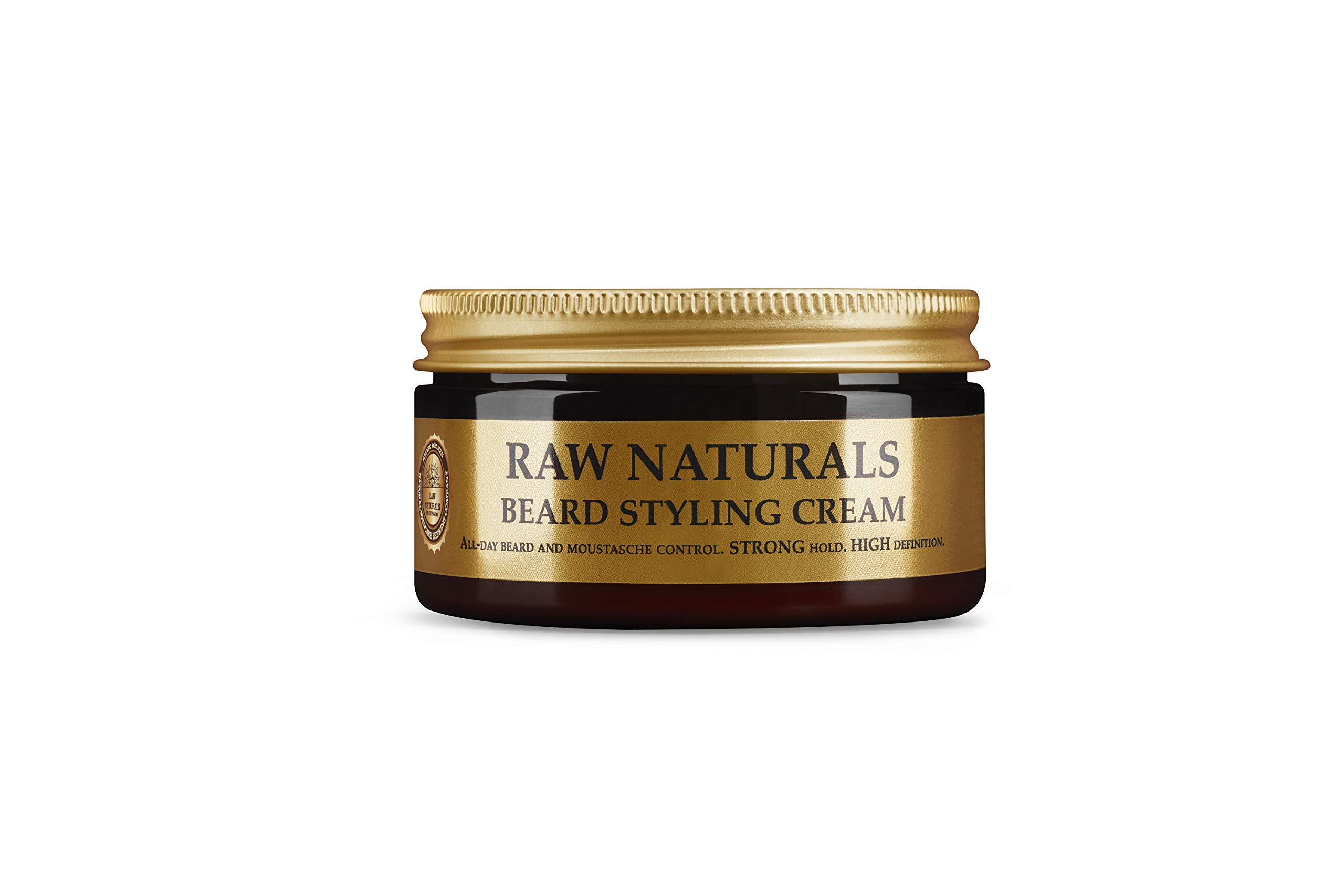 Raw Naturals Beard Styling Cream, Advanced Beard Balm for Men, Moisturising, calming and soothing Beard Softener, Natural product from your caring Swedish Skincare Microbrewery - 100ml