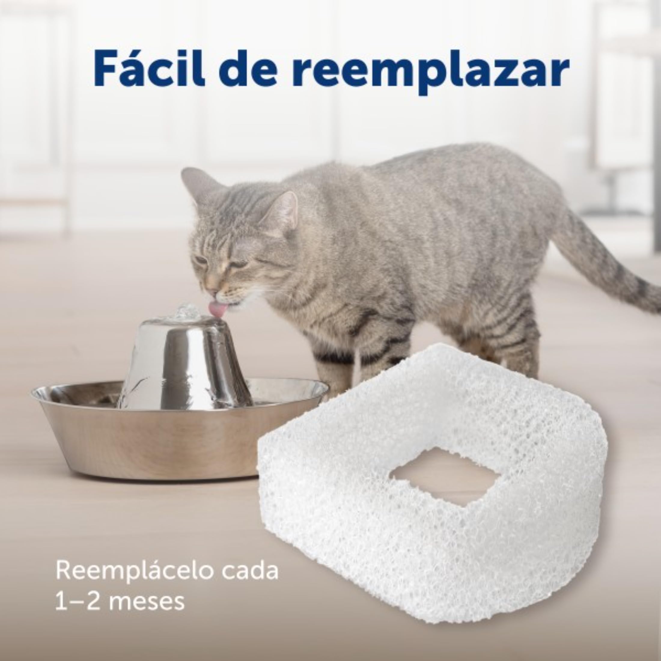 Petsafe PAC19-14089 Drinking Fountain Foam Filter for Pets, 2 pieces, White