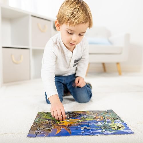 Miniatura 2 de Rompecabezas Land of Dinosaurs de Melissa  Doug rompecabezas de 60 piezas Land of Dinosaurs