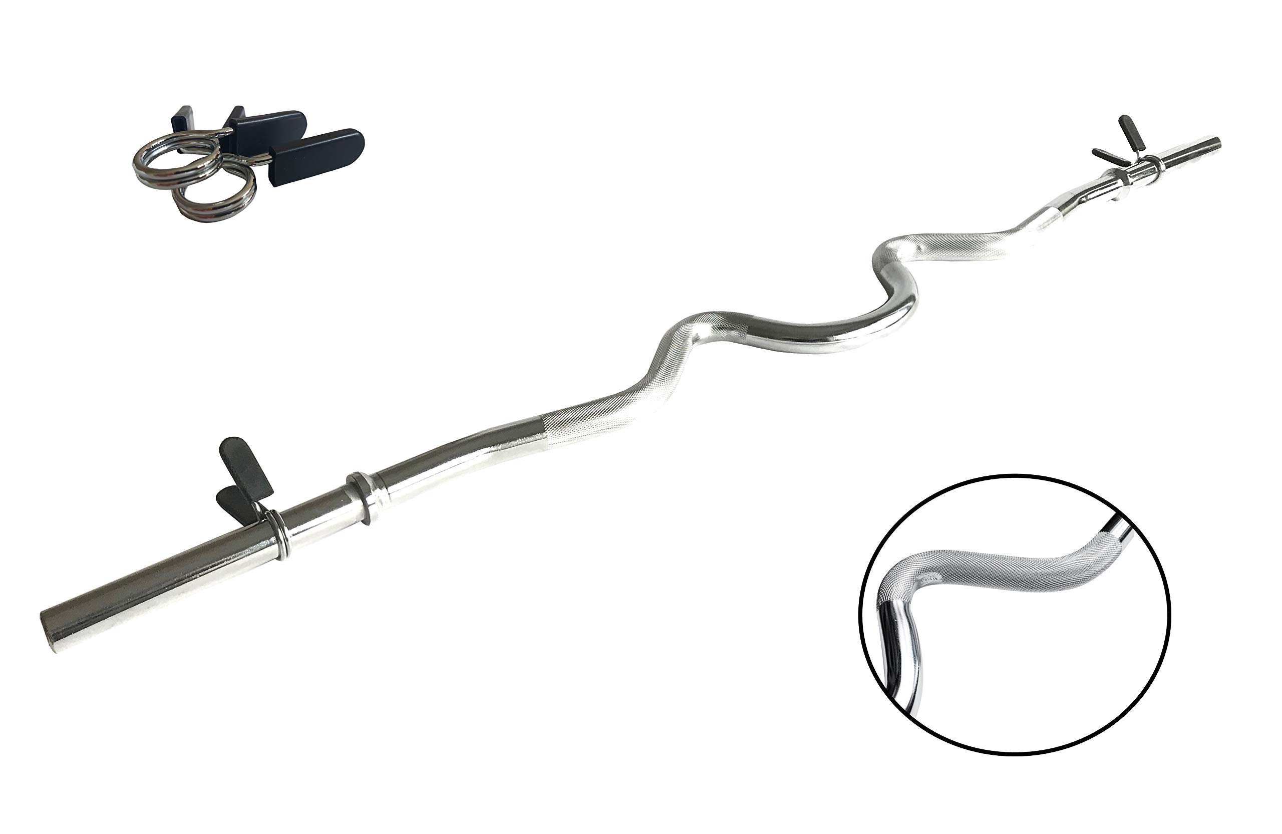 Buy Body Revolution EZ Barbell Bar 1.2m EZ Super Curl Weight Lifting