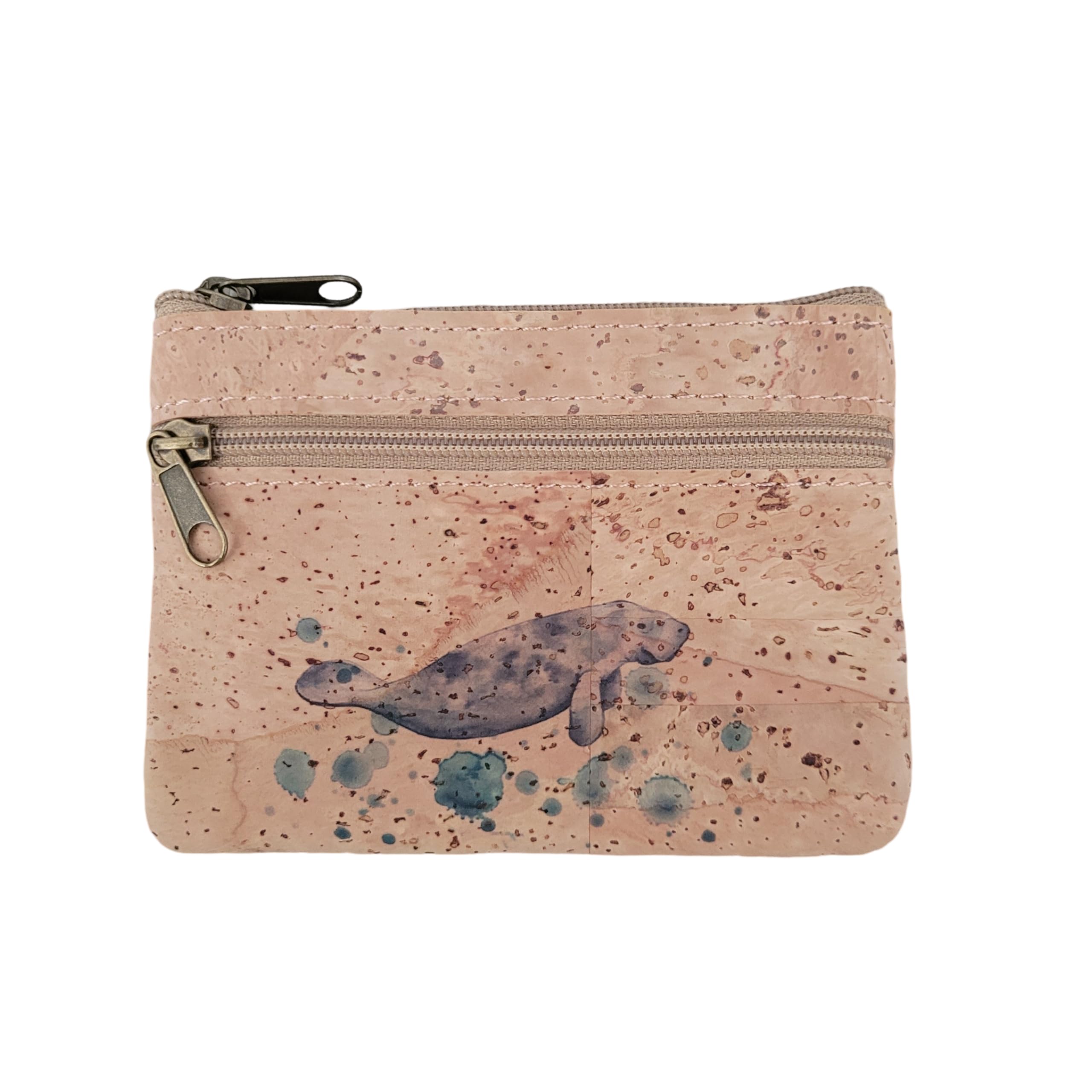 Cork mini wallet pouch coin purse vegan wallet Eco Friendly Sustainable gift Lightweight Durable Waterproof