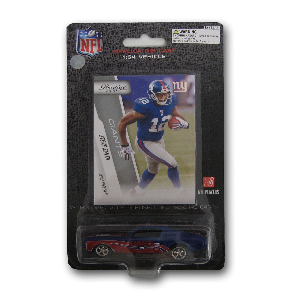 NFL New York Giants 1:16 Mustang with Trading Card