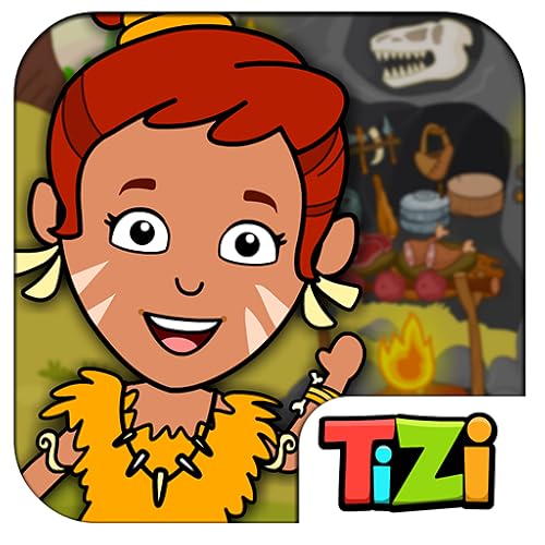 Tizi Town - My Dinosaur & Jurassic World Caveman Games for Kids