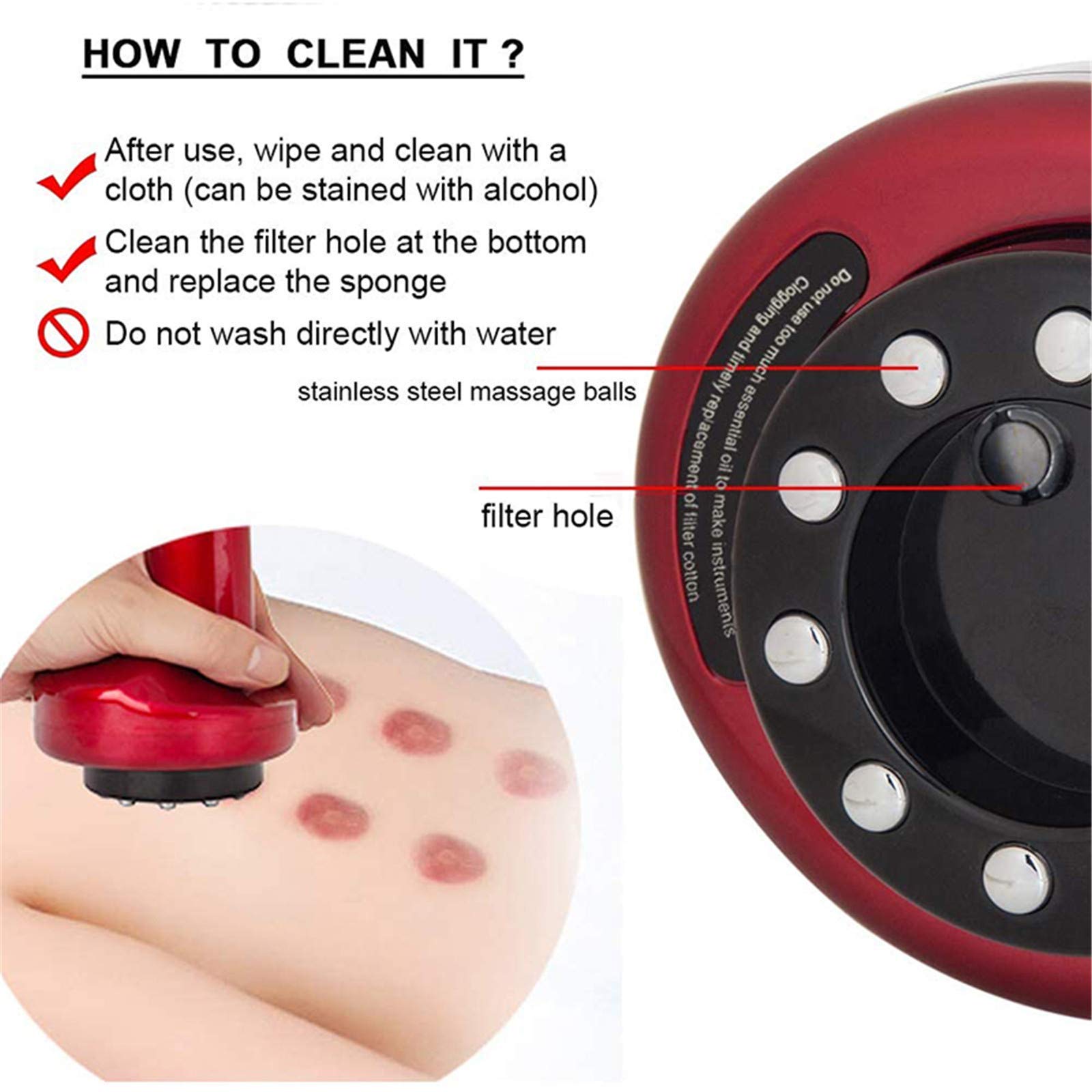 Rechargeable 9-Grade Electric Cupping Therapy Set, Upgrade Gua Sha Scraping Massager, 2 in 1 Multifunction Cupping Sets and Gua Sha Electric for Body