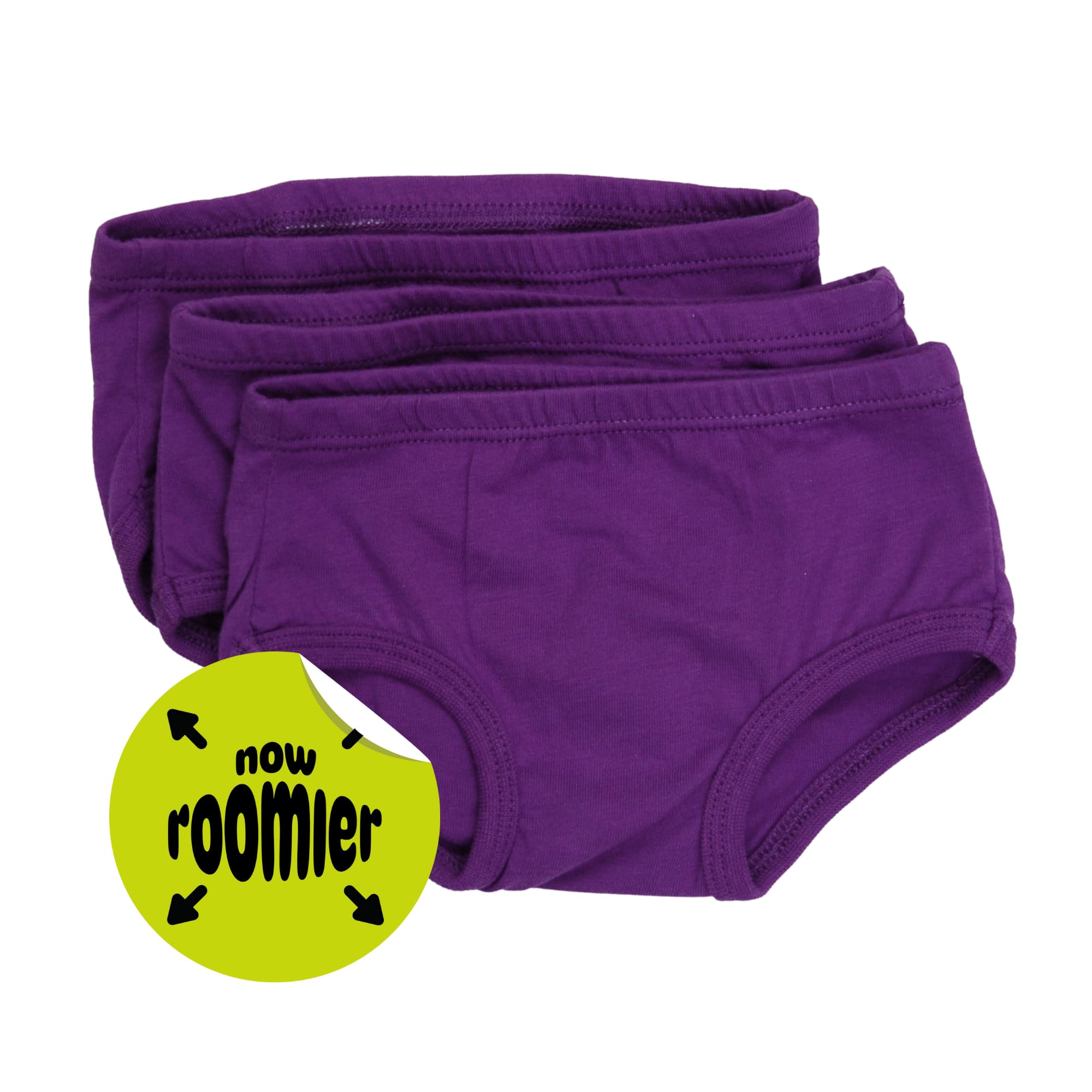 Tiny Undies - Unisex Baby Underwear 3-Pack (3T Blackberry Purple)