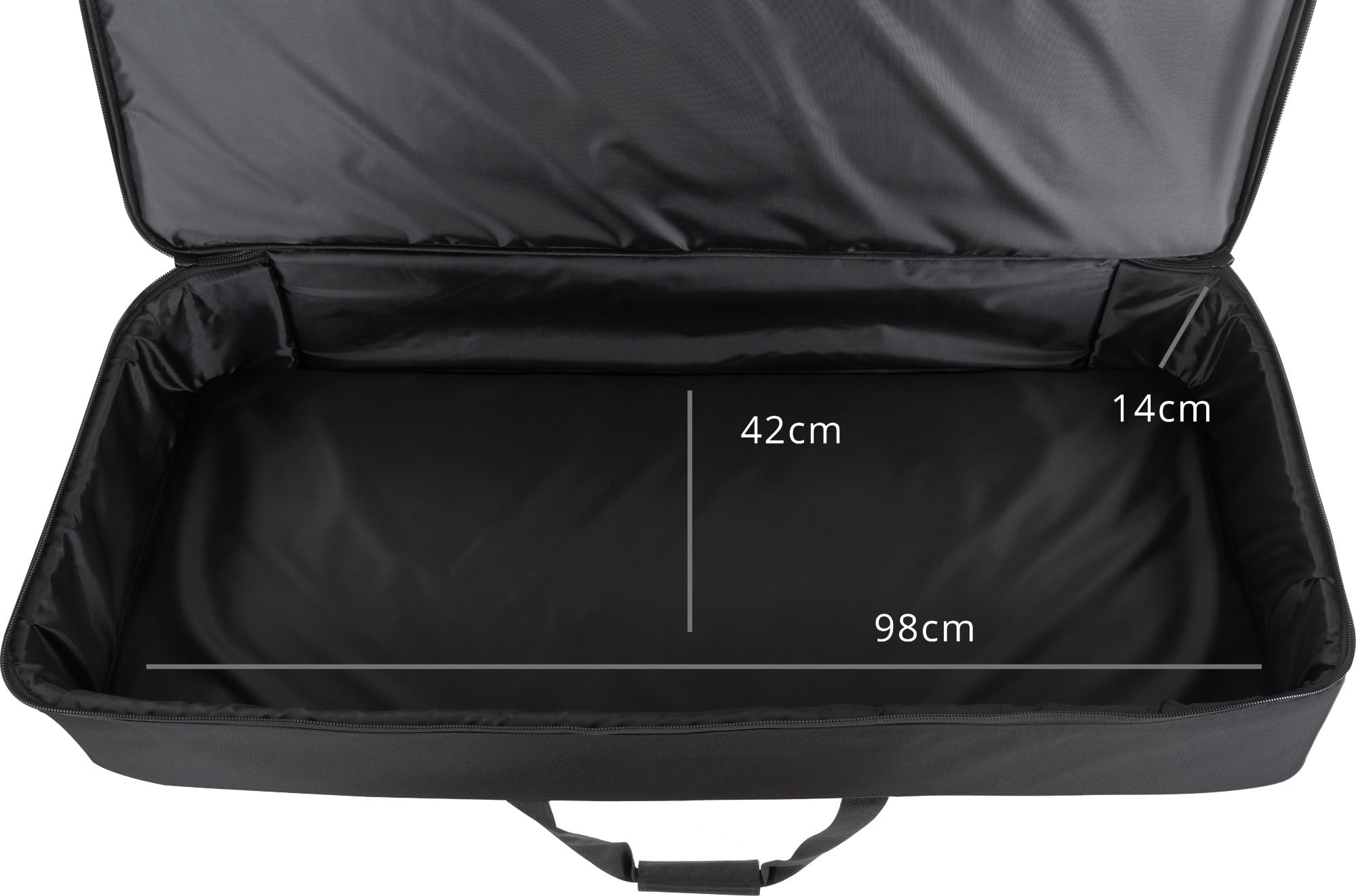 McGrey KB-3122-61 Keyboardtasche - Gigbag für Keyboard mit 49/61 Tasten - Leicht, komfortabel & robust