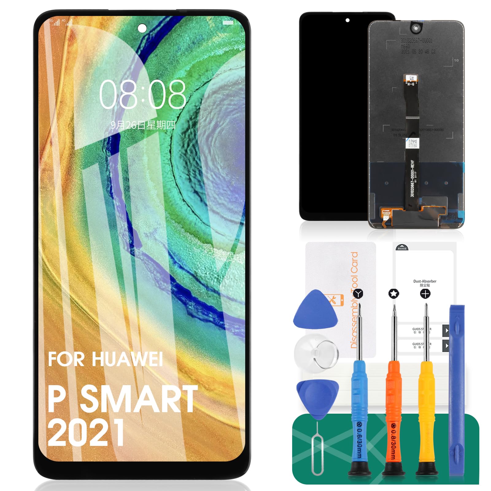 Replacement For Huawei P Smart 2021 PPA-LX2 LCD Touch Screen Digitizer Display e