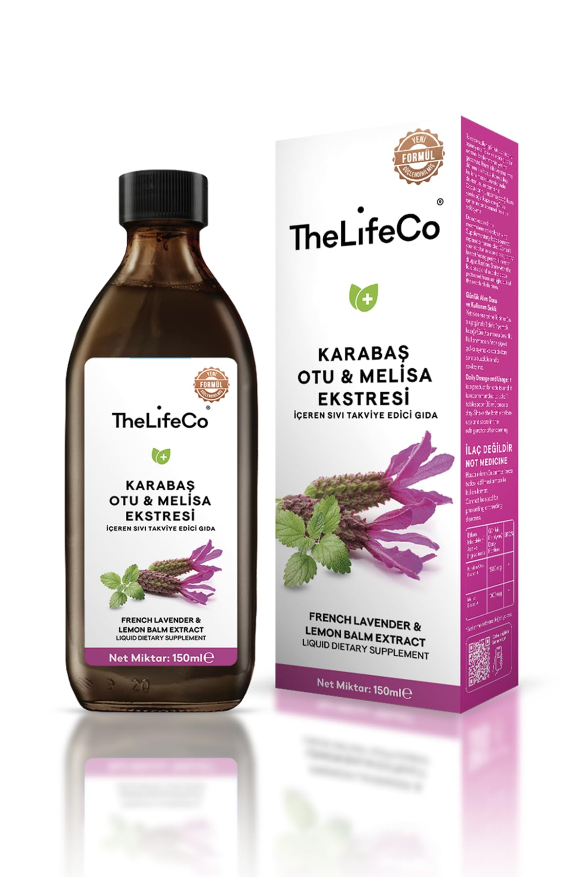 The LifeCo Karabaş Otu & Melisa Ekstraktı 150ml