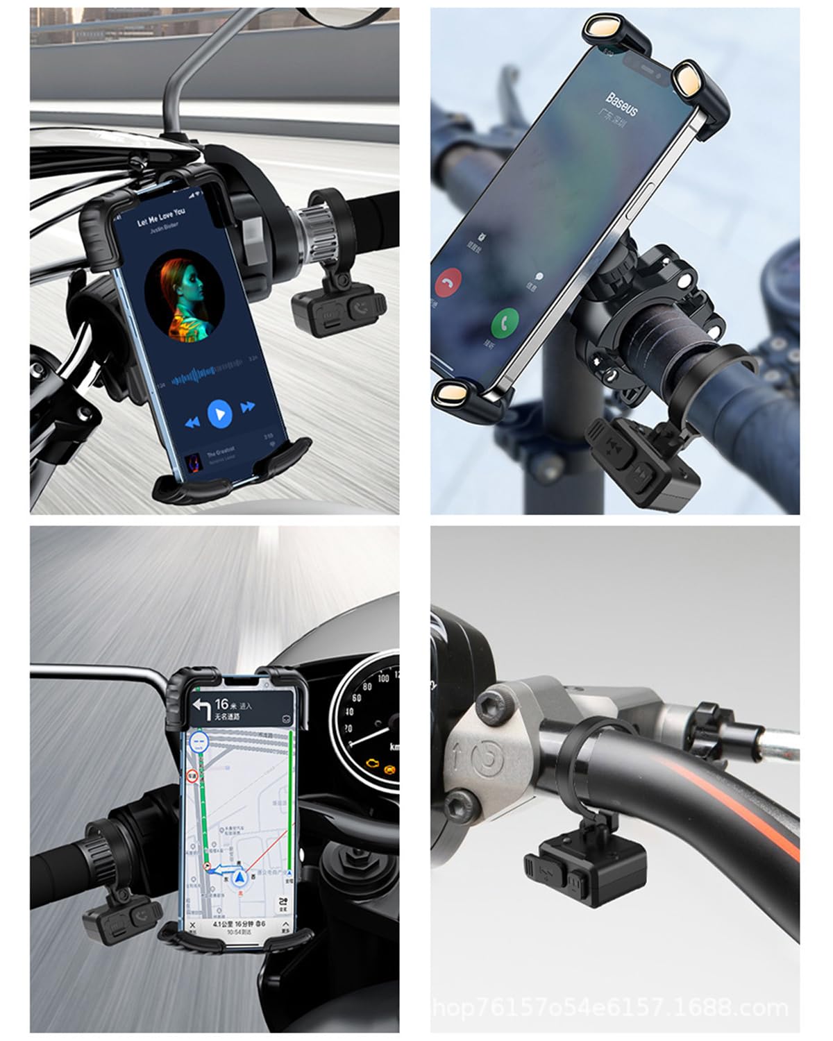 Controller Bluetooth per moto, telecomando intelligente per cuffie smartphone, controller wireless impermeabile per cuffie da casco