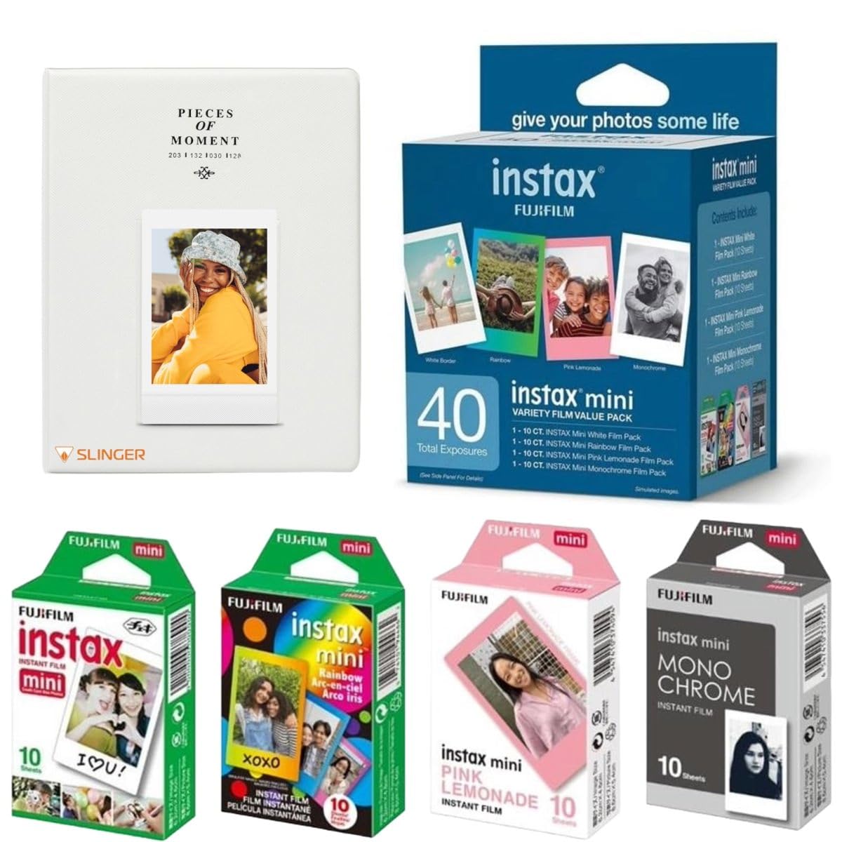 Amazon | 富士フイルム Instax Mini インスタントフィルム バラエティ 