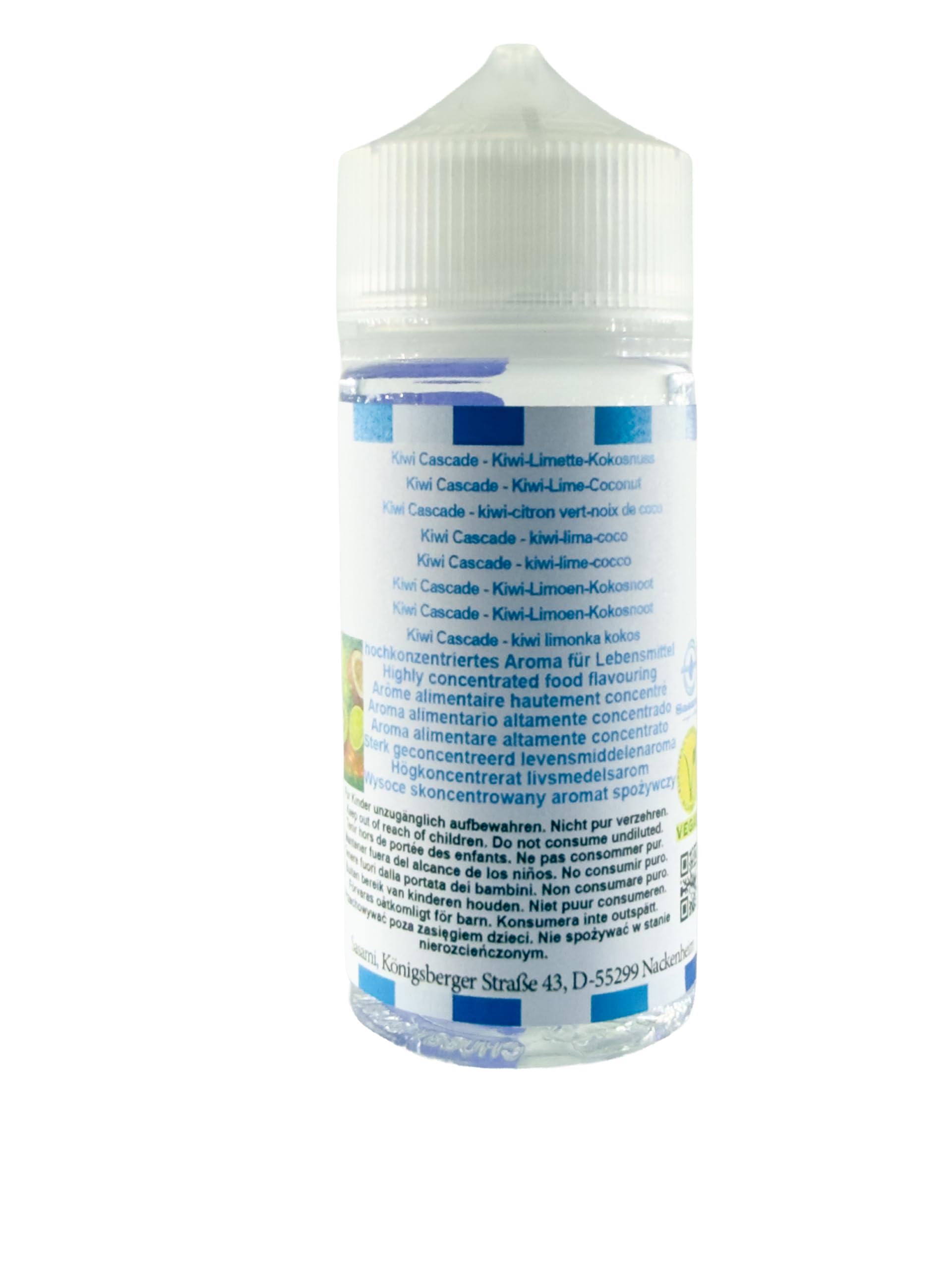 Kiwi Cascade - kiwi-lime-cocco aroma concentrato - vegano - Sasami - 100ml
