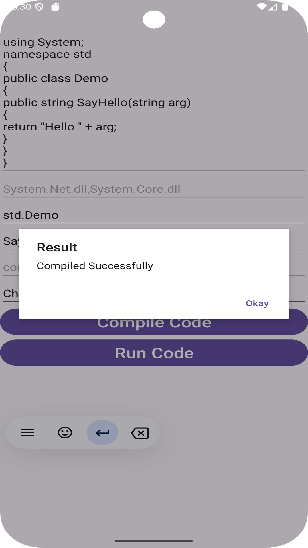 .NET Compiler and Executor - App on Amazon Appstore