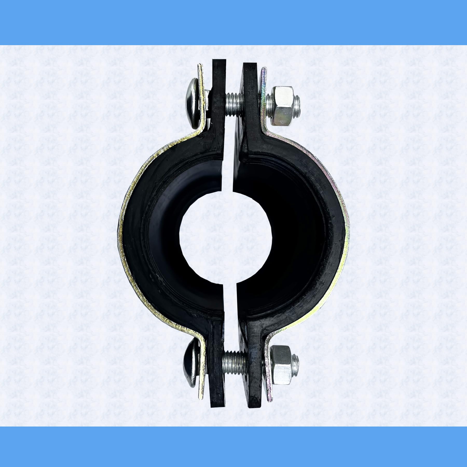 Abrazadera de reparación de tuberías de agua, diámetro exterior de la tubería aplicada es de aproximadamente 1.9 pulgadas, sellador de fugas para tuberías y fontanería, longitud de 4.72 pulgadas