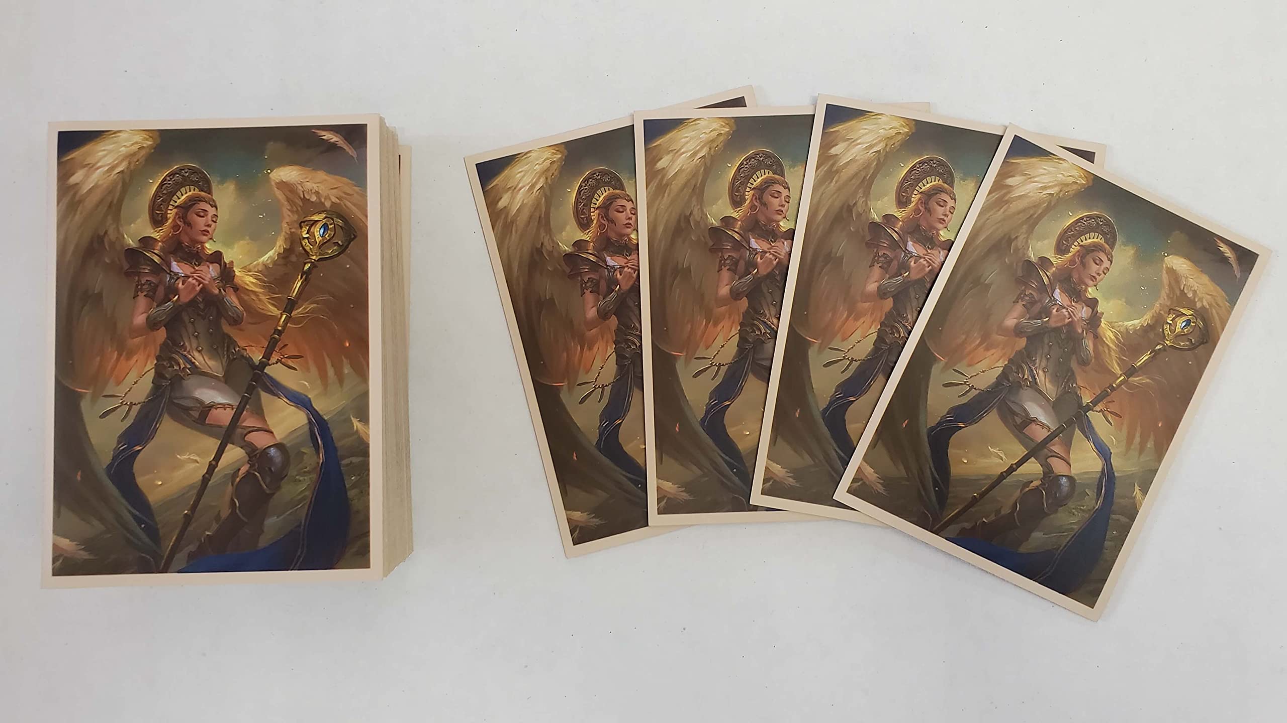 Fantasy North - Sophial - Angel of Love - 100 Smooth Matte TCG Trading Card  Sleeves - Fits Magic MTG Commander Pokemon and Other Card Games