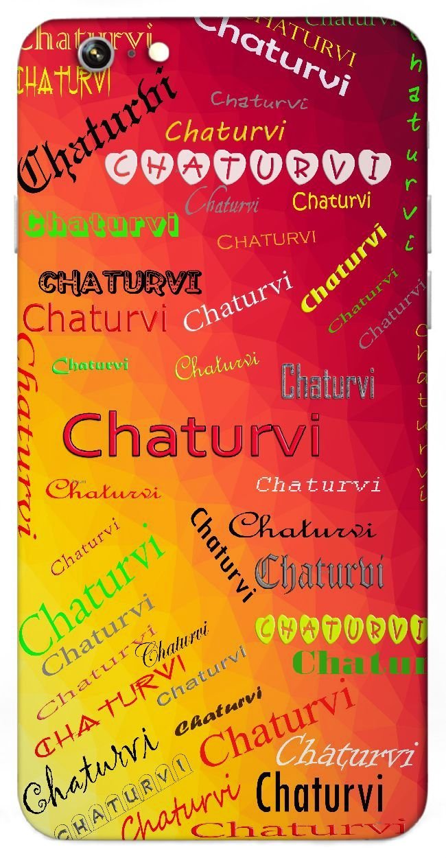 Chaturvi (Gods Prasadam) Name & Sign Printed All Over Customize &  Personalized!! Protective Back Cover for Your Smart Phone : One Plus Two  (1+2) : Amazon.in: Electronics
