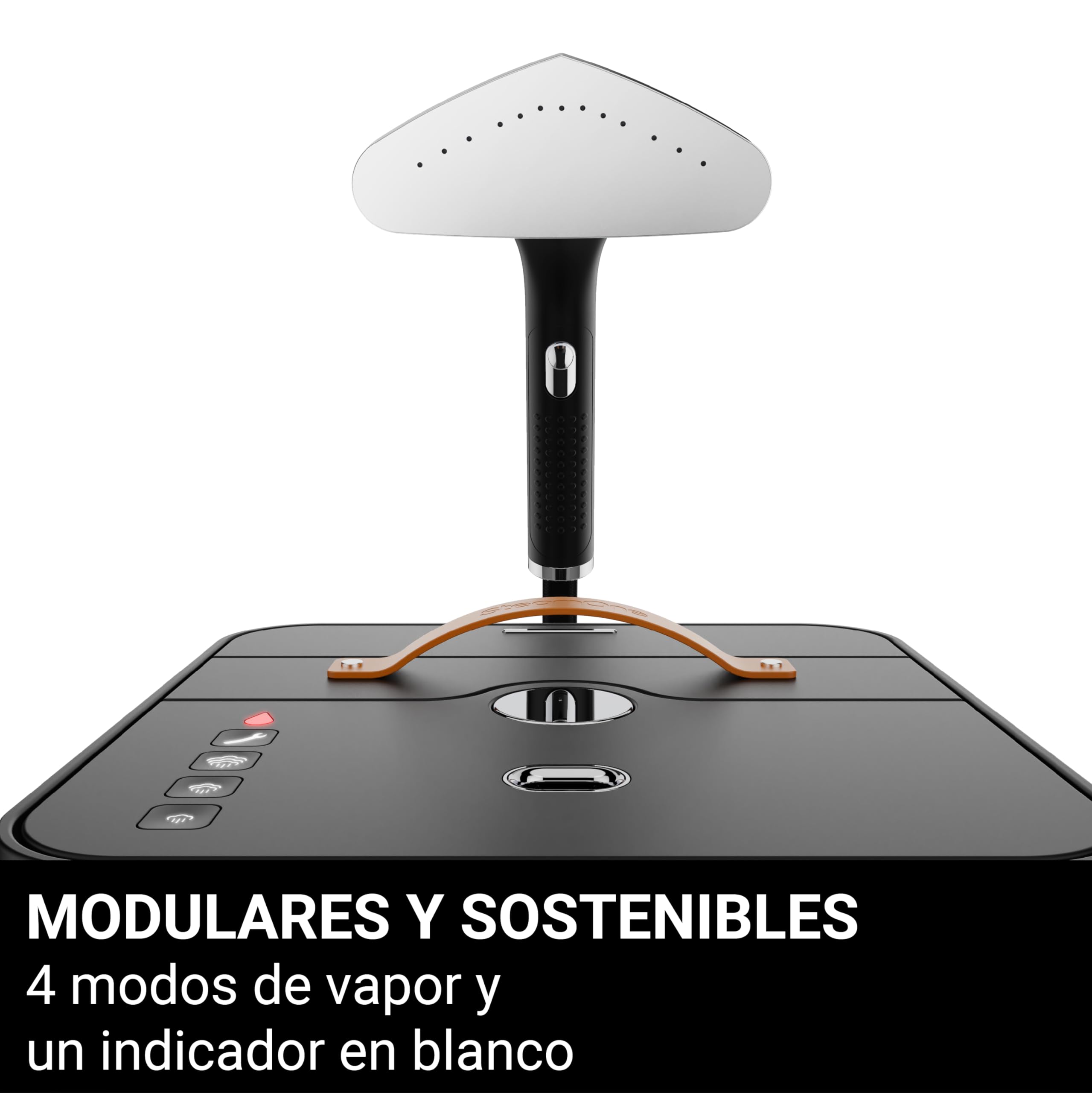 STEAMONE - Plancha de vapor profesional 2900 W, 125 g/min, 10 bares - Vertical y horizontal, Autonomía de 90 min (2500 ml) - Elimina el 99,99% de las impurezas - Lista en 120 s - SteamCube