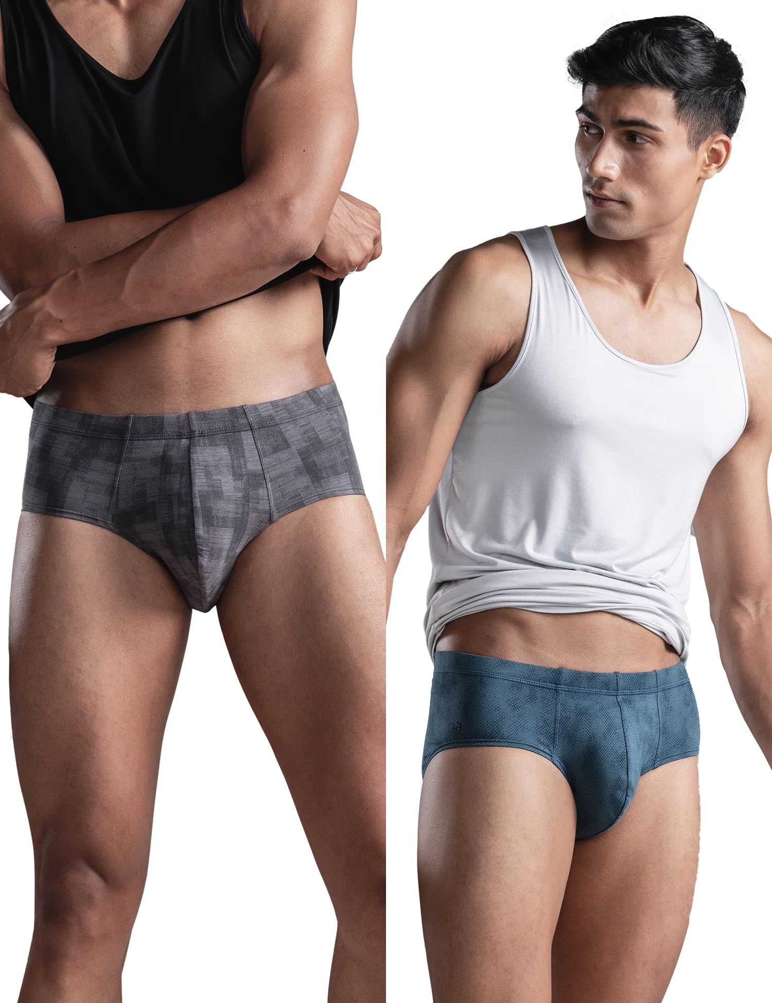 damensch Regular Fit Cotton Blend Printed Frenchie Feelmint Finish Breathable Moisture Wicking Comfortable Microfibre Waistband Stretchable Underwear for Men-picture-19