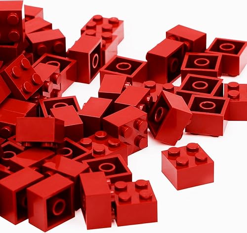 Juego de ladrillos de construcción clásicos, 100 piezas de bloques de construcción básicos de 2 x 2 pulgadas, juguetes de construcción creativos