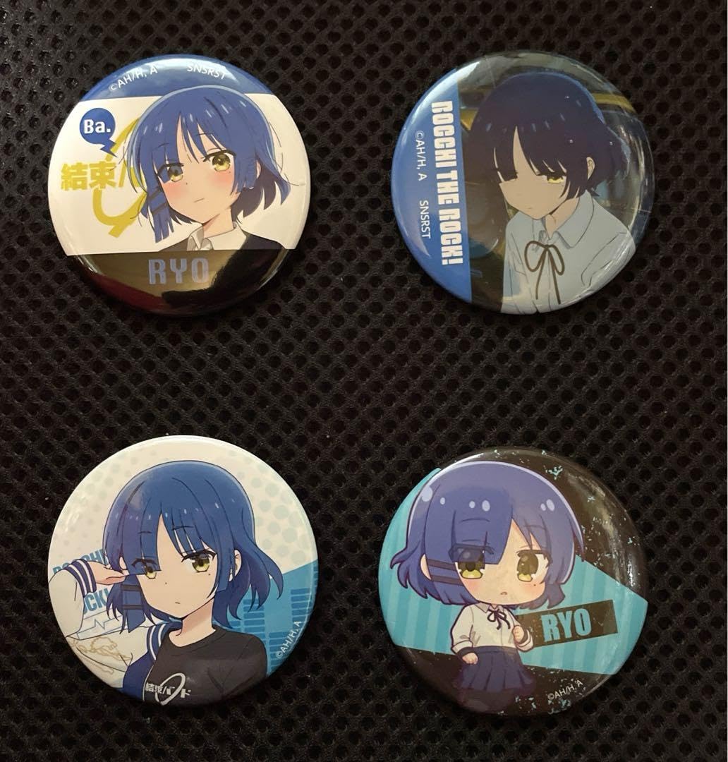 Amazon.co.jp: ぼっち ざ ろっく 山田リョウ缶バッジ4点セット