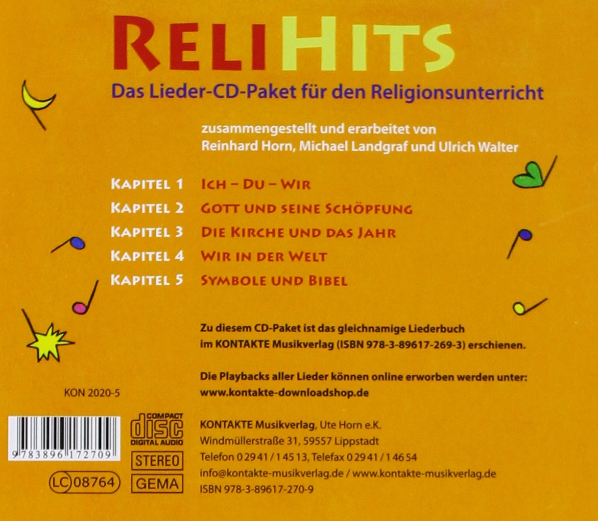 ReliHits - Lieder für den Religionsunterricht: CD-Paket