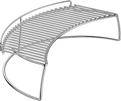 Skyflame Charkettle Stainless Steel Warming Rack Fit for Most Charcoal Kettle/Ceramic Grills, Compatible with Weber/Char-Broil/Kamado Joe Classic/Large Big Green Egg/Pit Boss K22/Louisiana K22