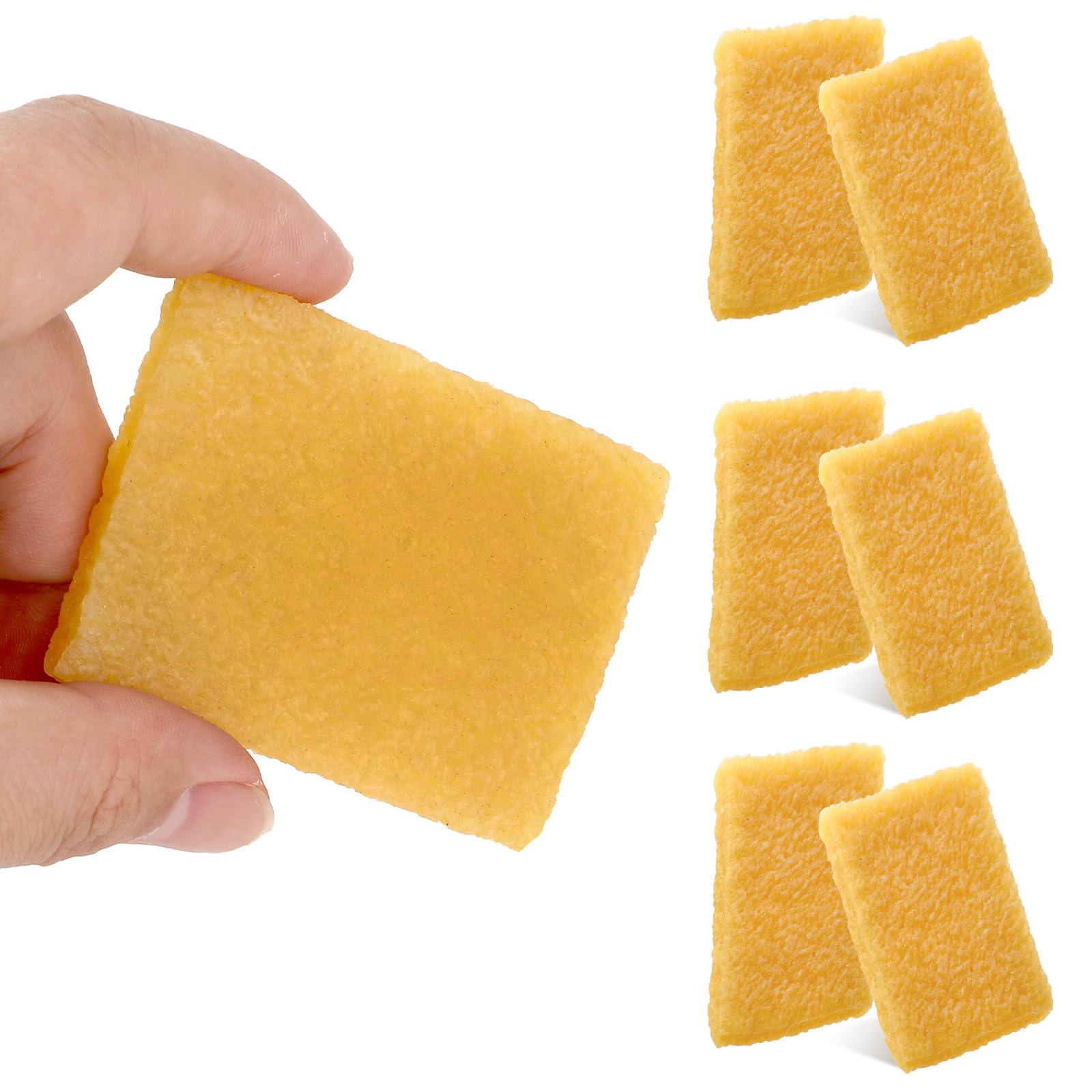 Gjinxi Rubber Cement Eraser 6Pcs Residue Pick-Up Eraser Glue Runner Eraser Cube Erasers Correct Products Writing Supplies Stain Remover Erasers for Removing Adhesive Paper Plastic Shoes